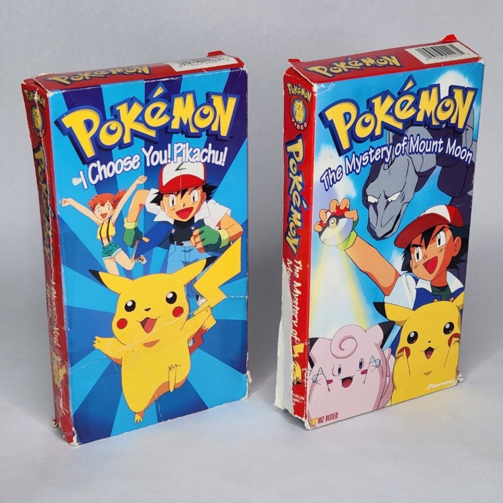 Vintage Pokemon VHS Tapes - 90's Kid Nostalgia!